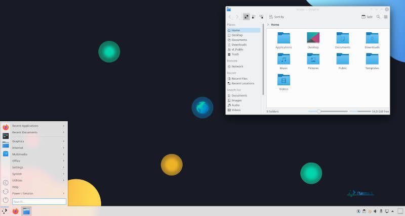 KDE Neon desktop
