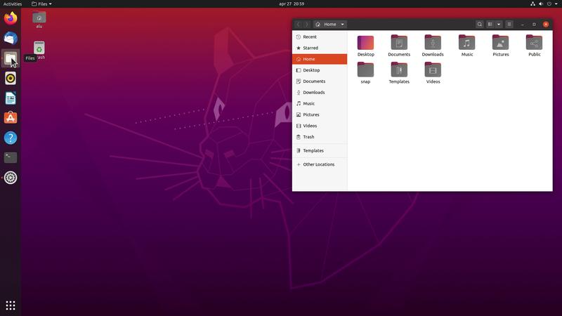 Ubuntu desktop