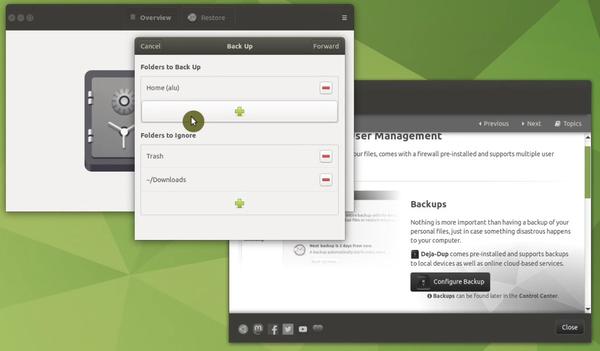 Ubuntu MATE configuring backup