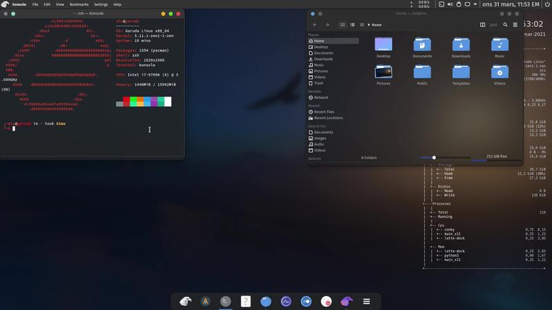 Garuda KDE Multimedia
Linux