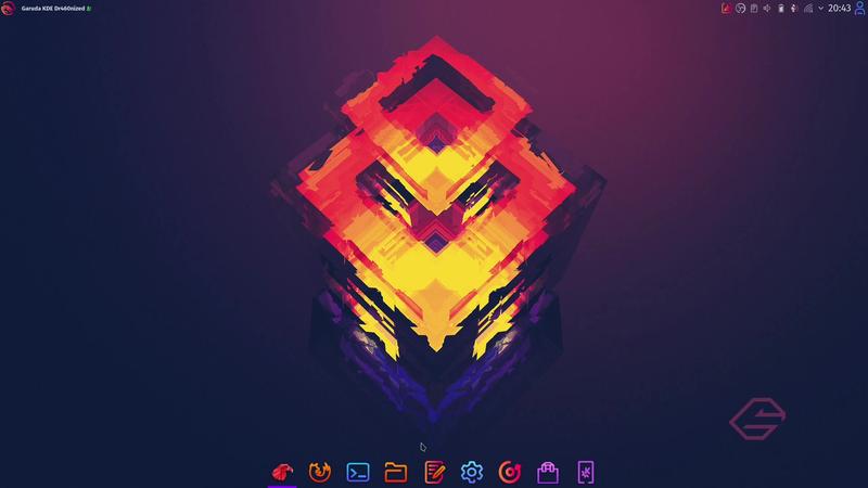 Garuda KDE Dragonized
desktop