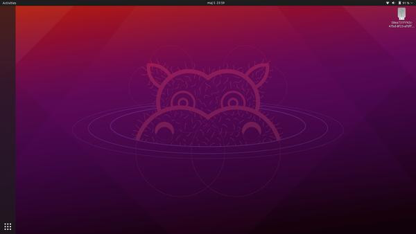 Ubuntu 21.04 sidebar doesn't show app icons
