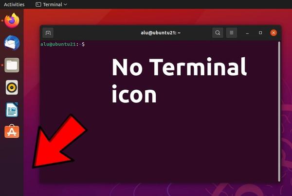 Ubuntu 21.04 sidebar doesn't show indicators for opened apps