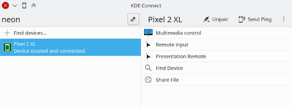 KDE Connect