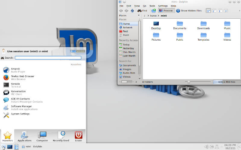 Linux Mint KDE edition