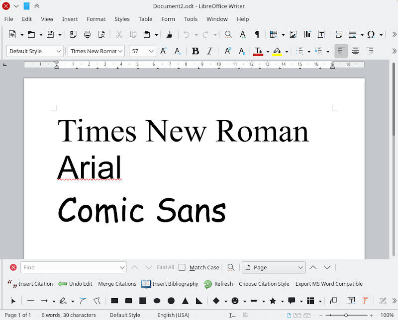 Microsoft Core fonts