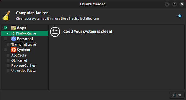 Ubuntu Cleaner