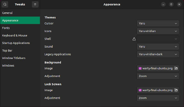 GNOME Tweaks