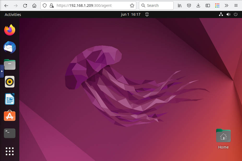 ThinLinc Web access Ubuntu desktop