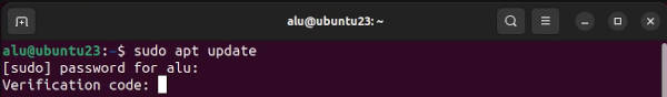 Ubuntu OTP with sudo